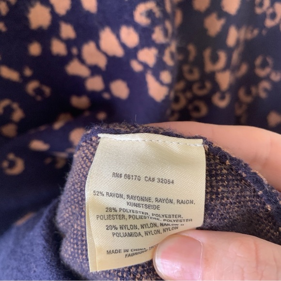 Anthropologie Maeve Leopard Sweater Dress - Picture 13 of 13